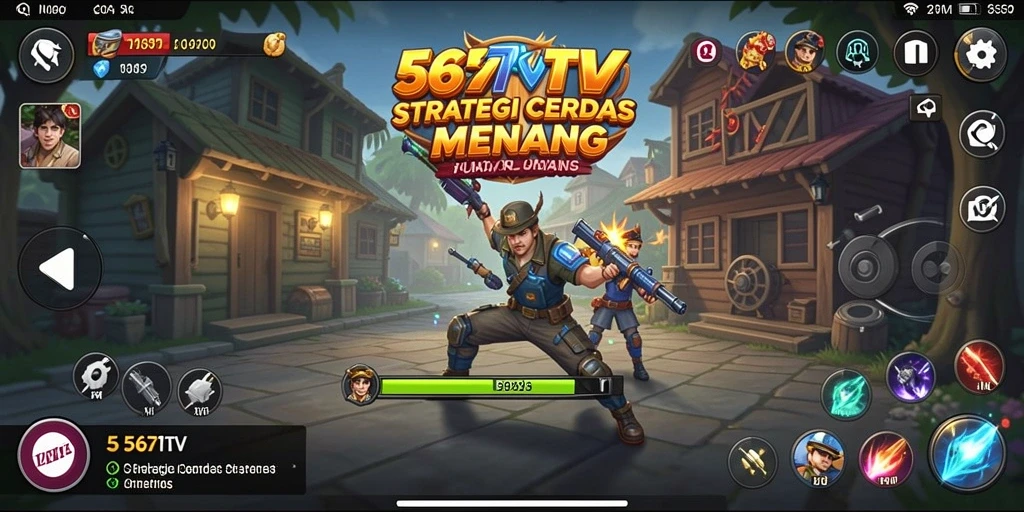 Tangkapan layar utama 567TV menampilkan aksi strategi yang mendebarkan.