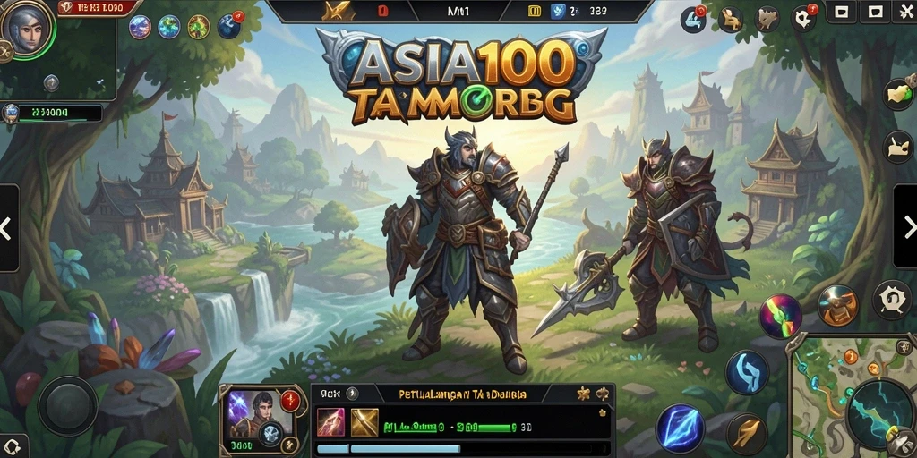 Tangkapan layar menunjukkan aksi mendebarkan dalam gameplay MMORPG.