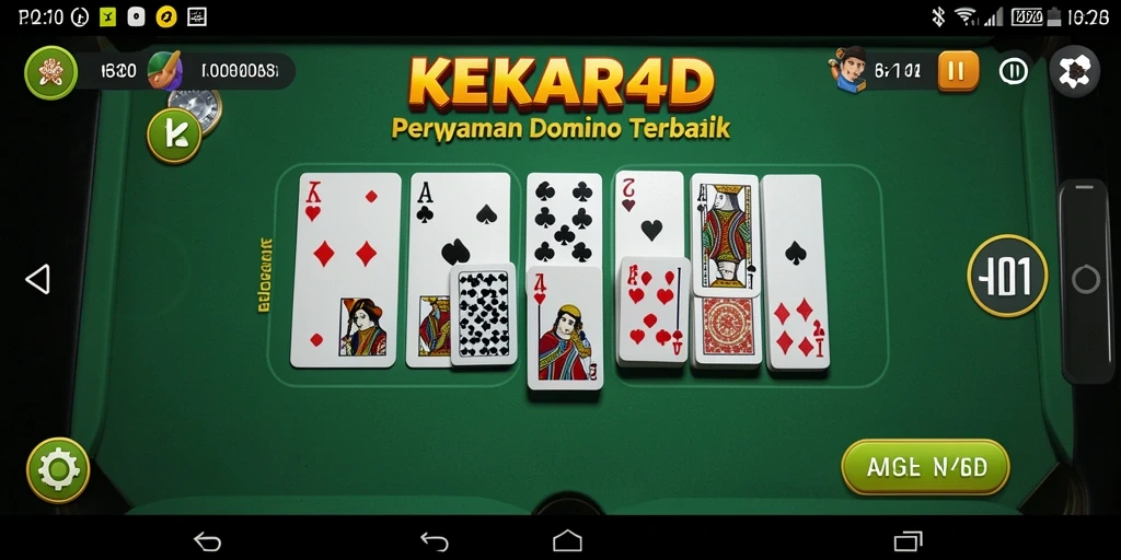 Tangkapan layar <strong>KEKAR4D</strong> menampilkan pengalaman bermain Domino yang seru.