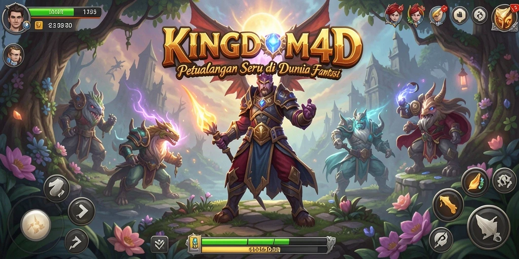 Tampilan gameplay KINGDOM4D yang menakjubkan dan penuh petualangan.