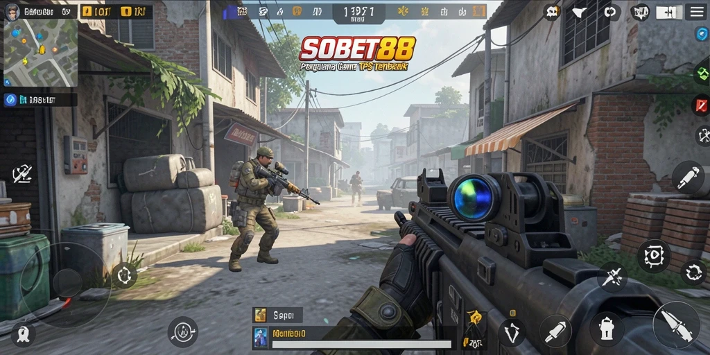 Tampilan gameplay menegangkan di SOBET88